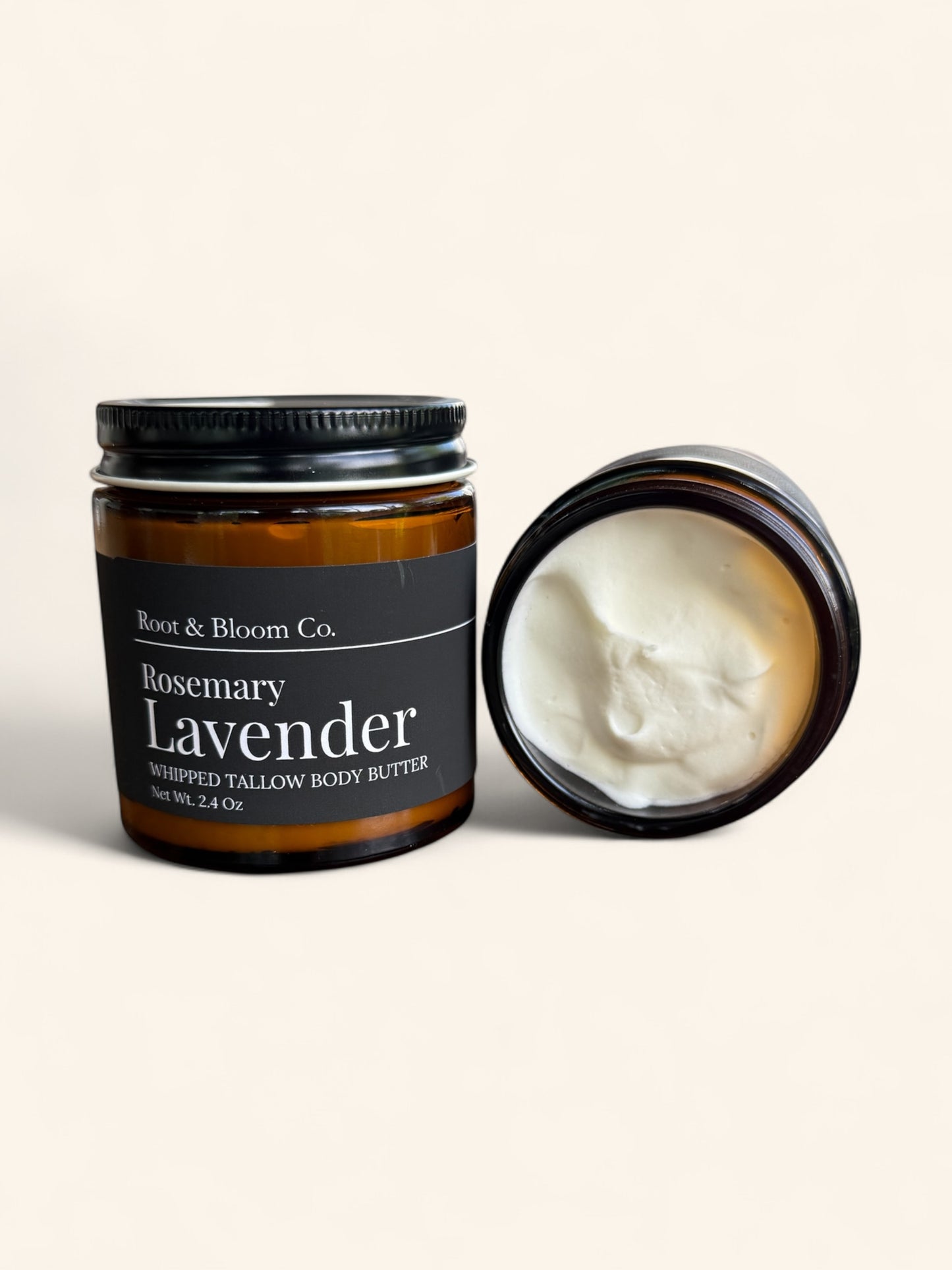 Rosemary-Lavender Whipped Tallow Body Butter