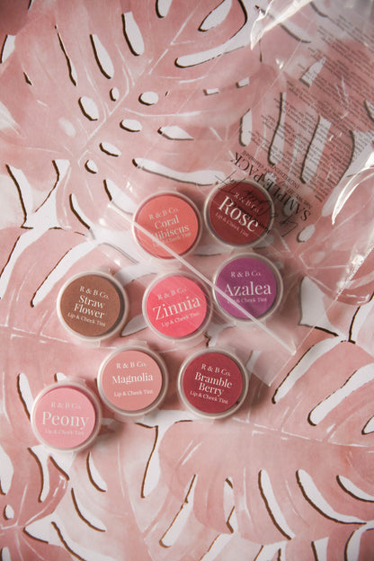Lip & Cheek Tint Samples