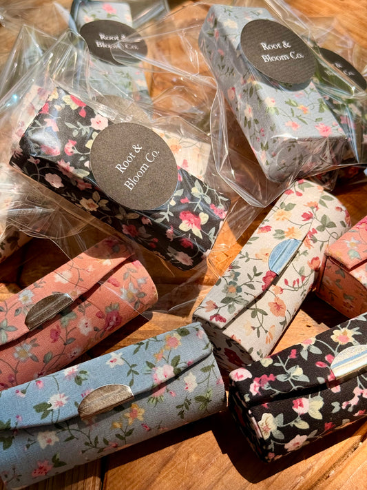 Floral Lip Balm Case