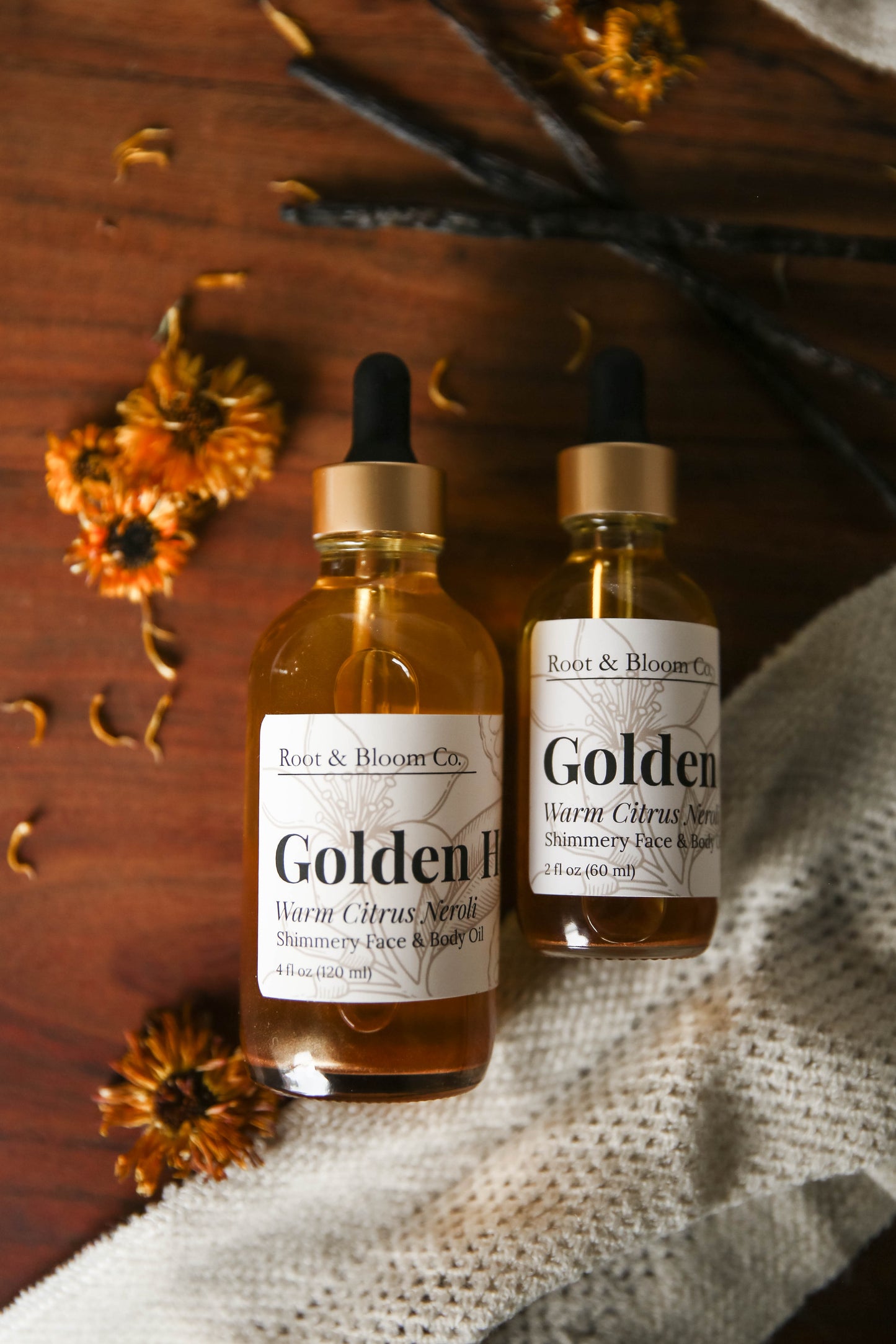 Golden Hour—Shimmery Face & Body Oil