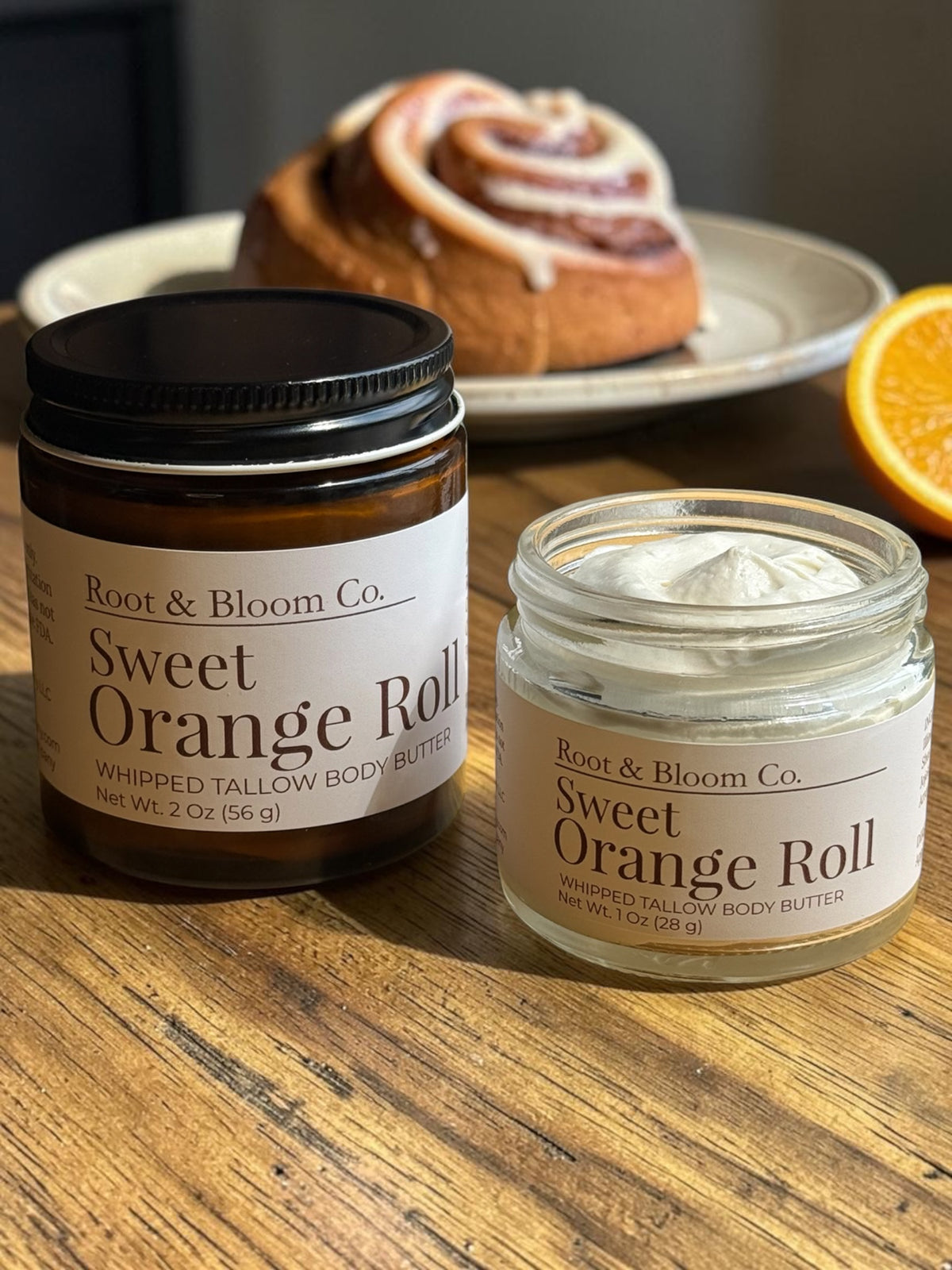 Seasonal Sweet Orange Roll Tallow Body Butter