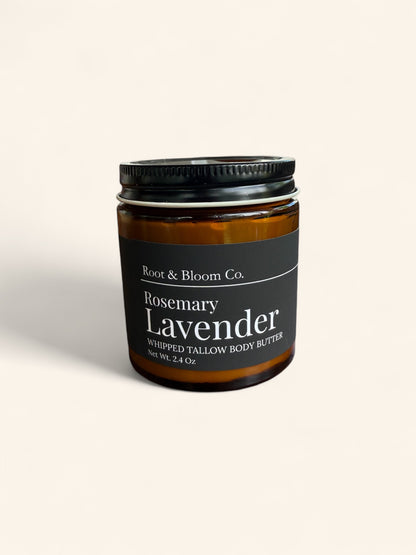 Rosemary-Lavender Whipped Tallow Body Butter