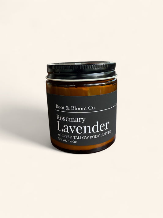 Rosemary-Lavender Whipped Tallow Body Butter