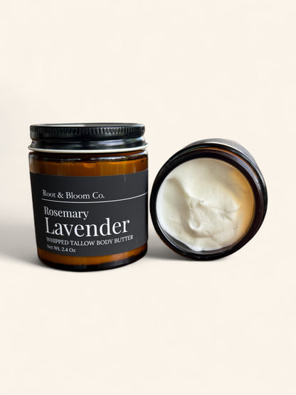 Rosemary-Lavender Whipped Tallow Body Butter