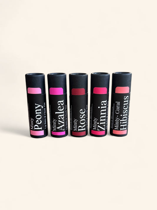 Tinted All Natural Beeswax Lip Balm & Cheek Tint